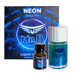 Combo Popper Neon Party Xanh Dạ Quang 50ml Chính Hãng Mỹ Chai 40ml + 10ml
