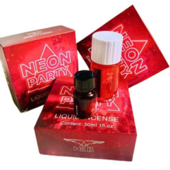 Combo Popper Neon Party Đỏ Dạ Quang 50ml Chính Hãng Mỹ Chai 40ml + 10ml
